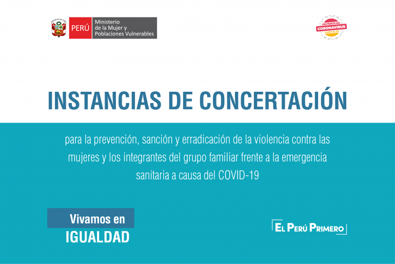 13 pasos que guían la acción de las Instancias de Concertación Regionales y Locales en casos de violencia en el marco del Estado de Emergencia y orden de inamovilidad por el COVID-19