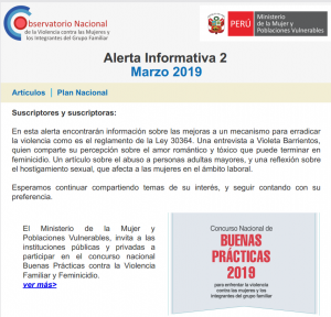 Alerta 2 Observatorio Nacional