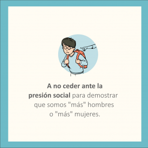 a no ceder ante la presión social