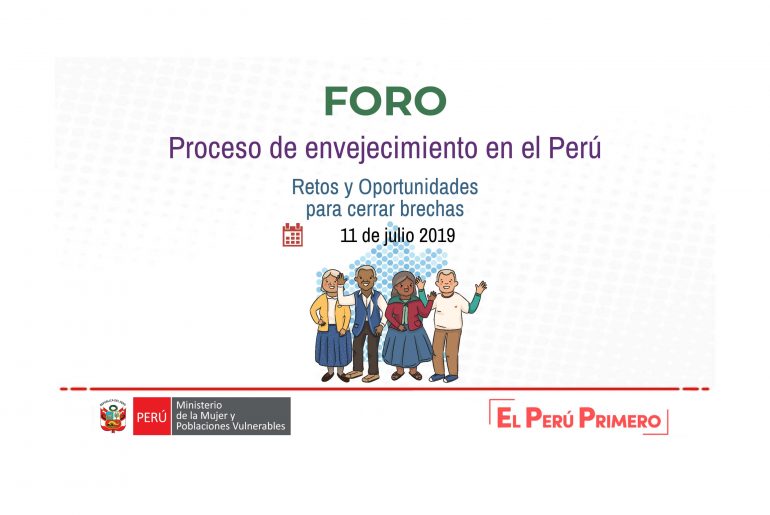 Foro proceso de envejecimiento en el peru 2019