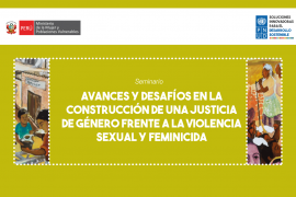 Seminario Internacional Avances y desafíos en la construcción de una justicia de género frente a la violencia sexual y feminicida 2019