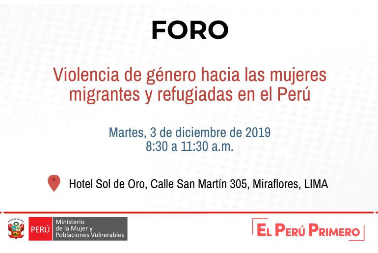 Violencia de género hacia las mujeres migrantes y refugiadas en el Perú