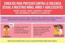 Consejos para proteger contra la Violencia Sexual a nuestras Niñas, Niños y Adolescentes