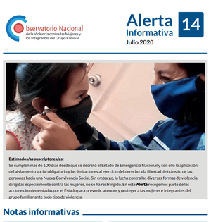 alerta 14 observatorio nacional julio 2020