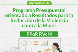Memoria 2020 - Programa Presupuestal orientado a Resultados para la Reducción de la Violencia contra la Mujer PPoR RVcM