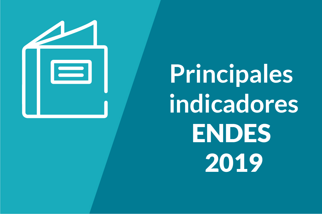 2019 Principales indicadores ENDES
