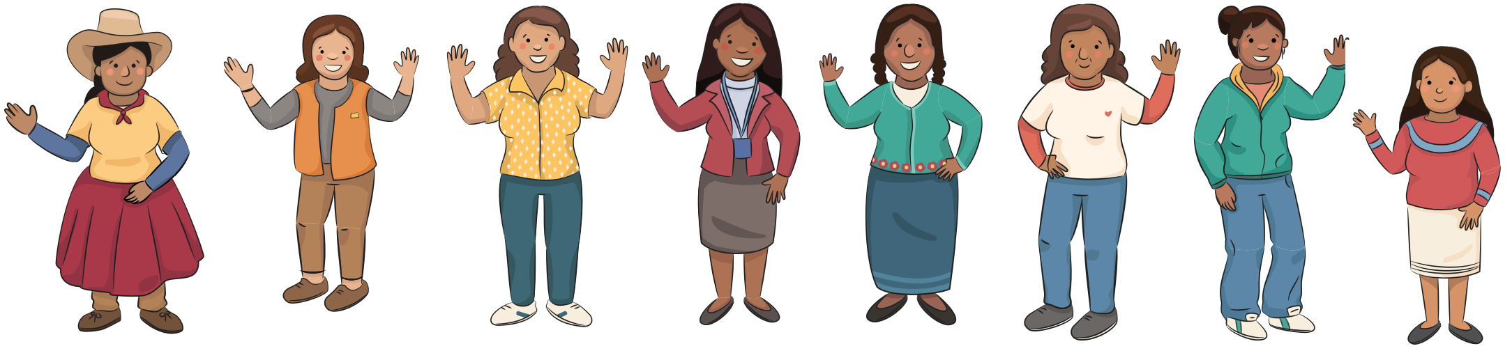 edad etnia género mujeres