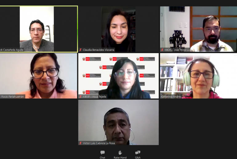 Gobiernos Regionales se reúnen para establecer metas de compromisos de gestión 2021-2022 en materia de violencia contra las mujeres