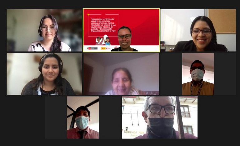 Apurímac Gobierno Regional en coordinación con el MIMP inician implementación de la Estrategia Nacional de Prevención Mujeres libres de violencia