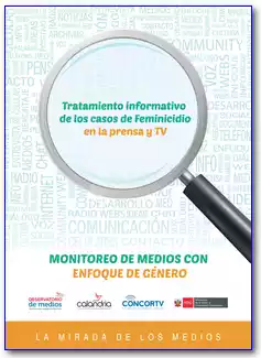 Tratamiento informativo de los casos de feminicidio en la prensa y TV