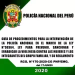 Guía de Procedimientos de la PNP en el marco de la Ley N° 30364