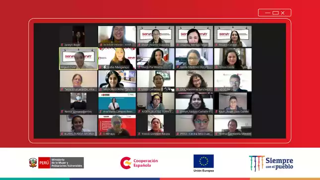 MIMP y SERVIR lanzan el Programa Formativo “Prevención de la violencia basada en género contra las mujeres desde la gestión pública