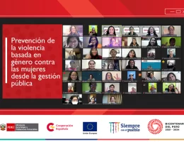 MIMP y SERVIR capacitan a personal del servicio público en prevención de la violencia basada en género contra las mujeres