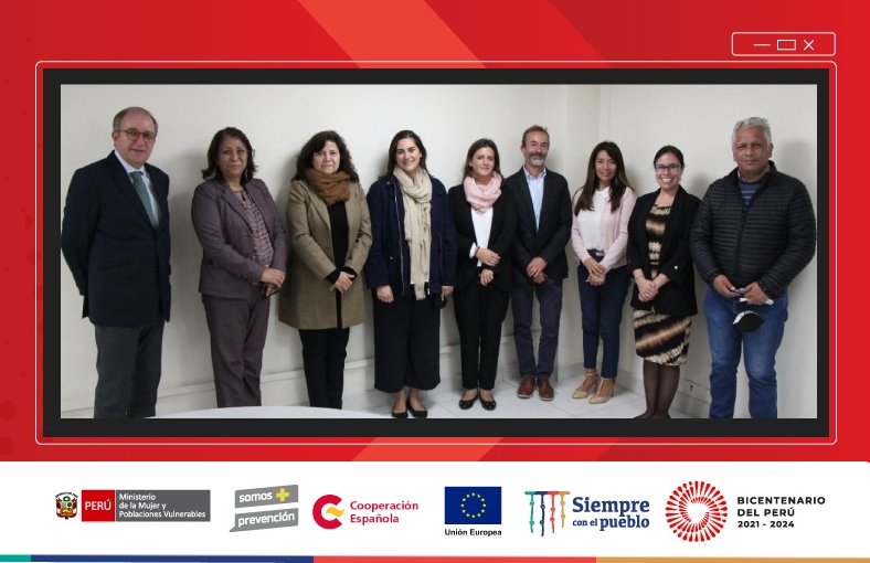 Cooperación Española - AECID visitó la sede central del MIMP