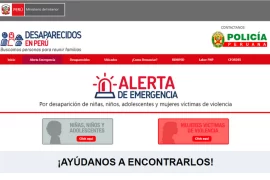 desaparecidos en Perú - Por desaparición de niñas, niños, adolescentes y mujeres víctimas de violencia